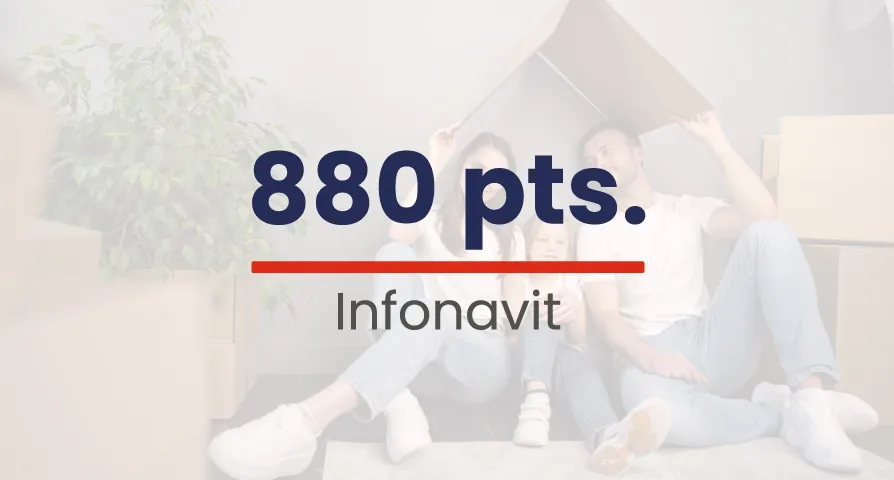 880 puntos Infonavit