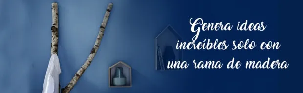GENERA IDEAS INCREÍBLES SOLO CON UNA RAMA DE MADERA