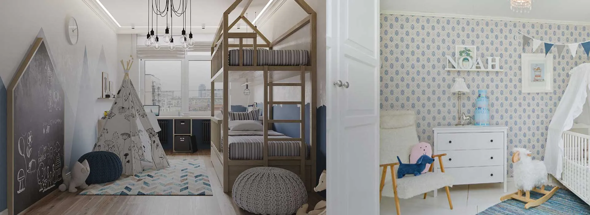 Ideas en decoración para dormitorios inspirada en los más pequeños de la casa