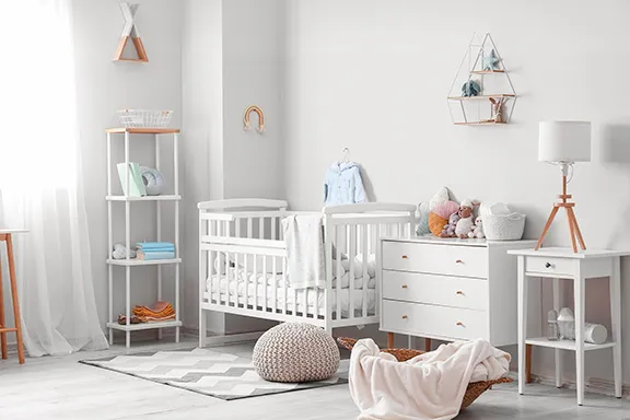 Prepara el dormitorio para un recién nacido 