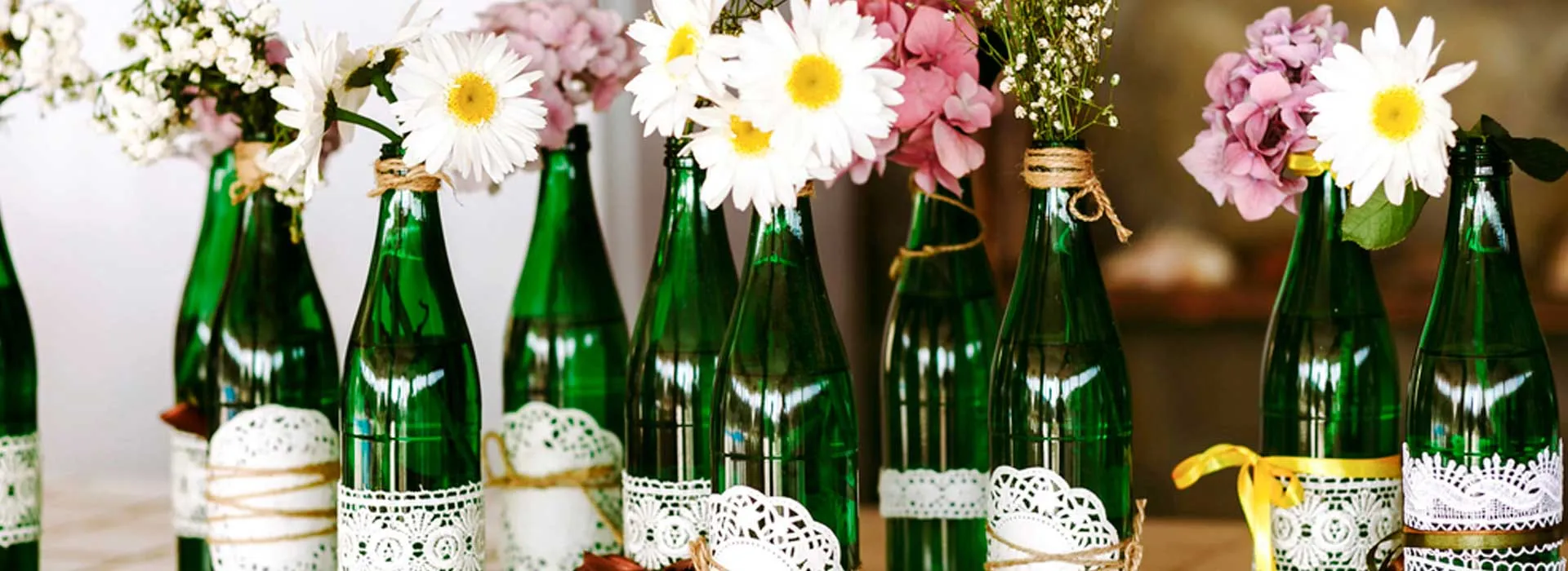 Recicla las botellas de vidrio, crea ideas originales para tu hogar