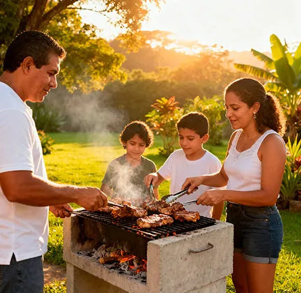 Zona de asador 